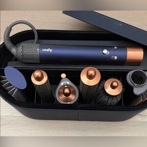 Dyson Airwrap Blue and Copper